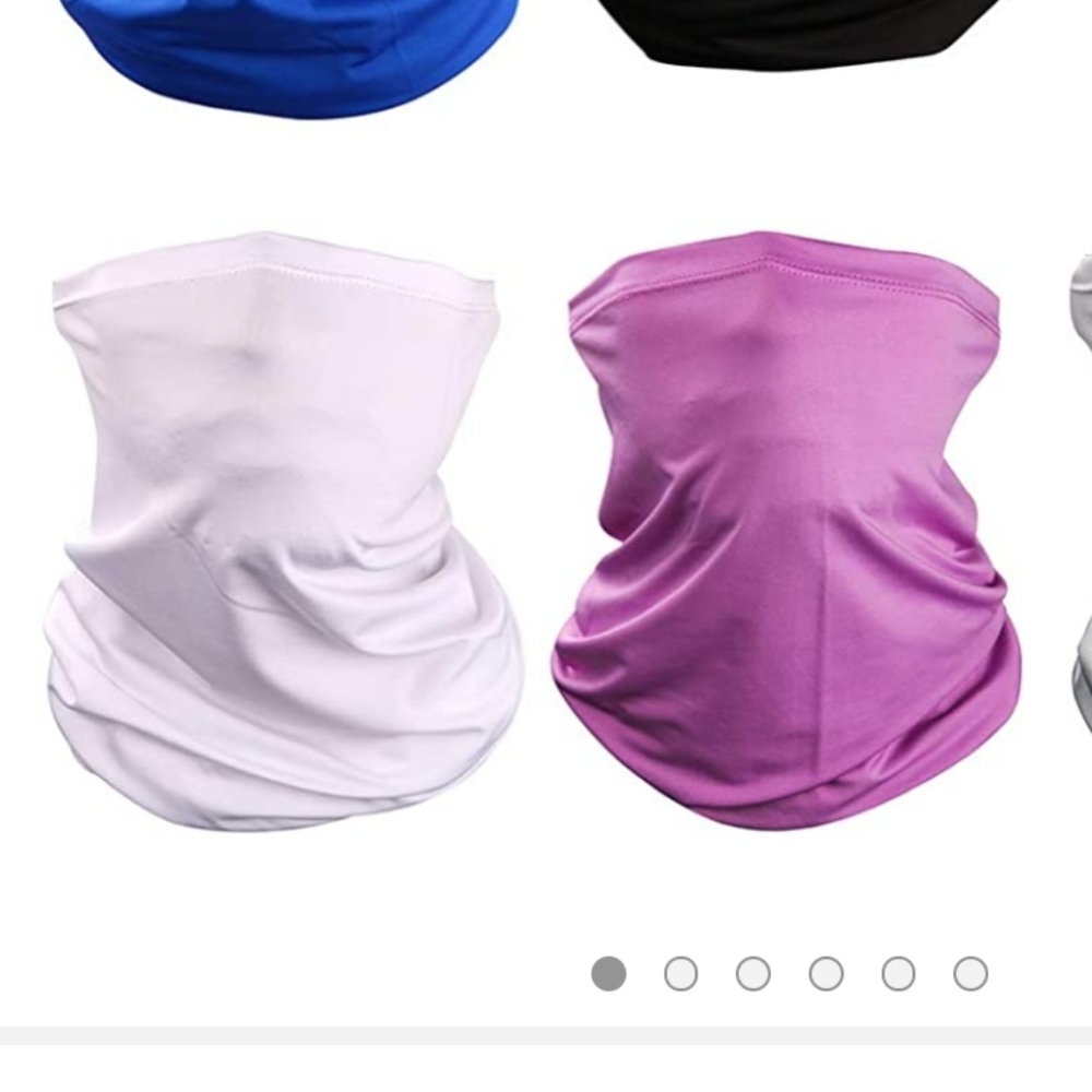 Set of two face mask/gaiters - cute colors!